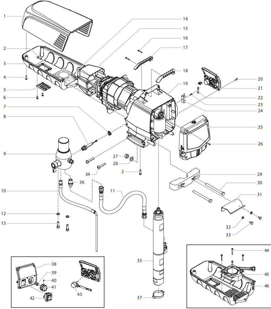 Impact 1040T Main Assembly